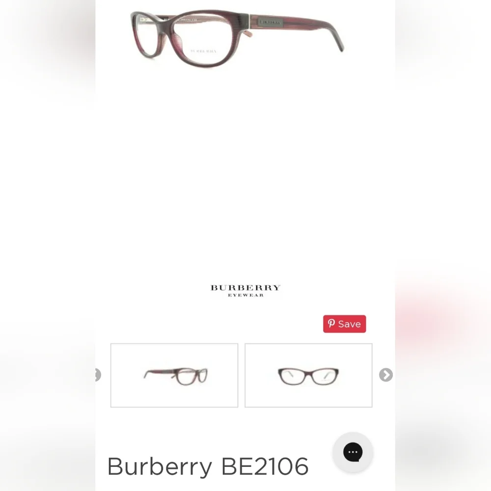 BURBERRY BE2106 EYEGLASSES/ FRAMES - Picture 11 of 11